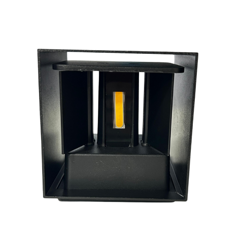 APLIQUE P/ PARED CUBO NG PWL-1W 10*10 -3000K X20UN