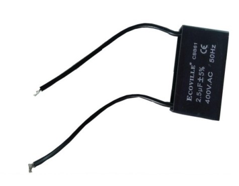 CAPACITOR P/VENT 2,5 NEGRO 50X1000UN
